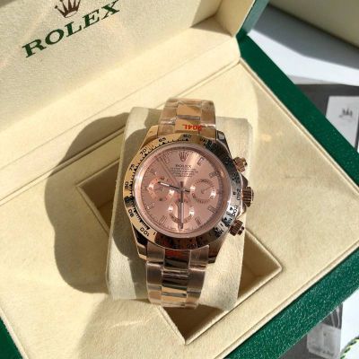 ROLEX Watch New Model 2025 Daytona 904L Steel Self-produced Movement Gold Bracelet Rose Gold Luxury Watch